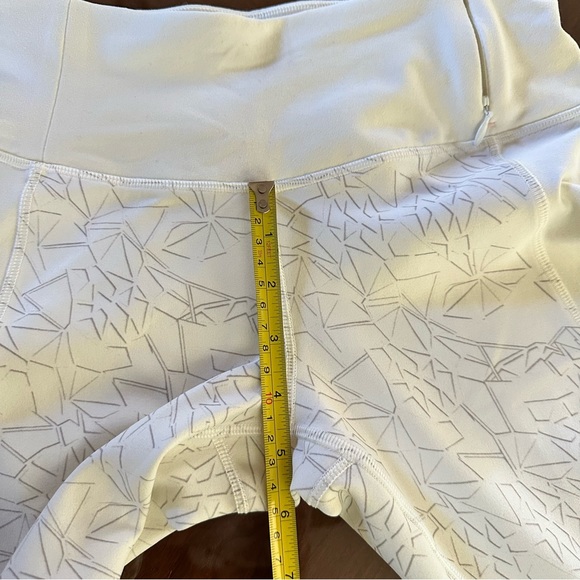 Calia by Carrie Underwood White/Pattern Full Length Mesh Panel Leggings Size S - Picture 5 of 15